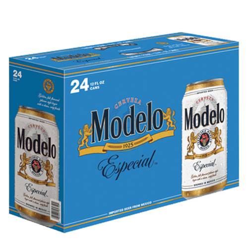 Order Modelo Cans - 12 oz Cans/24 Pack food online from Bottle Shop & Spirits store, Los Alamitos on bringmethat.com