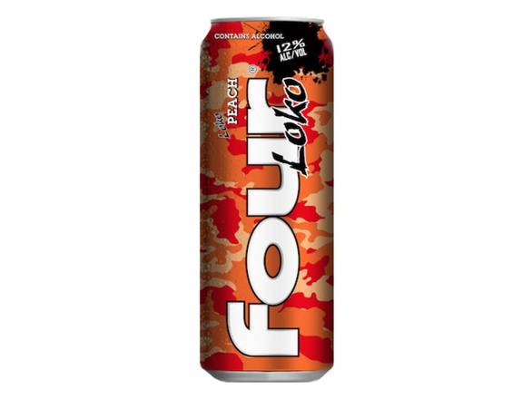 Order Four Loko Peach - 24oz Can food online from Roseville Liquors & Wines store, NEWARK on bringmethat.com