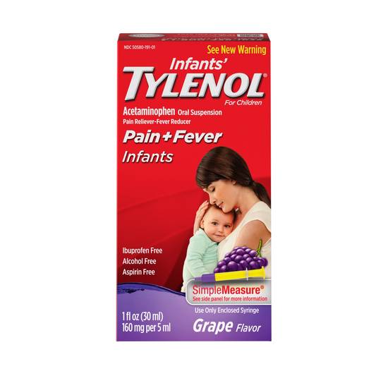 Order Tylenol Infants' Pain Reliever (1 oz) food online from Rite Aid store, Simi Valley on bringmethat.com