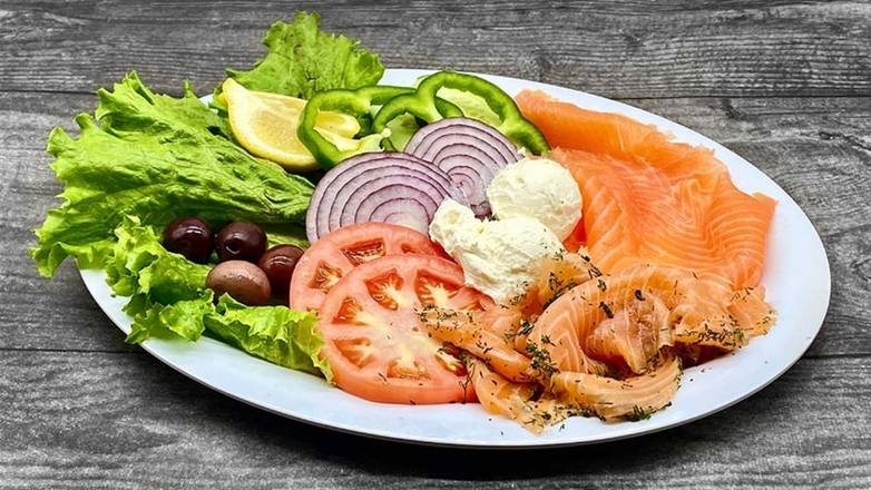 Order Smoked Salmon Sampler food online from Roasters n Toasters store, Miami on bringmethat.com