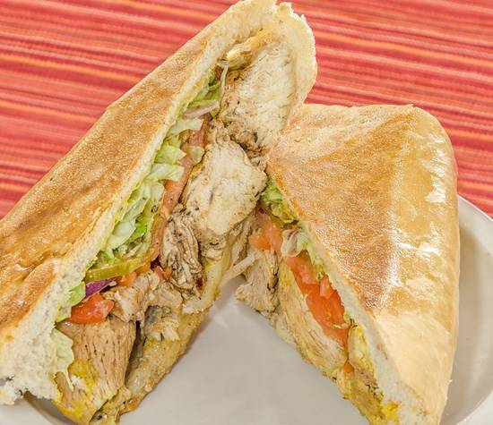Order Jerk Chicken Sand food online from Papi's Cuban & Caribbean Grill store, Atlanta on bringmethat.com