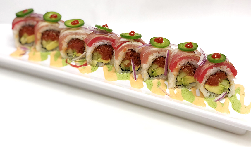 Order Hot Lady Roll food online from Sushi Taka store, Irvine on bringmethat.com
