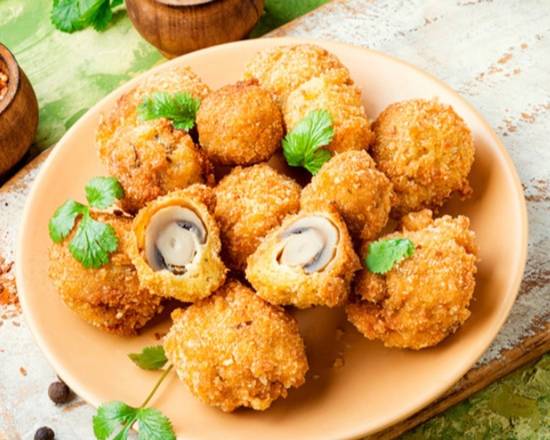 Order Fried Mushrooms food online from East Pie Pizza store, Nashville on bringmethat.com