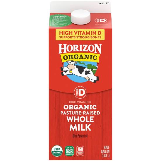 Order Horizon Organic Whole Milk, 64 OZ food online from Cvs store, MONTEZUMA on bringmethat.com