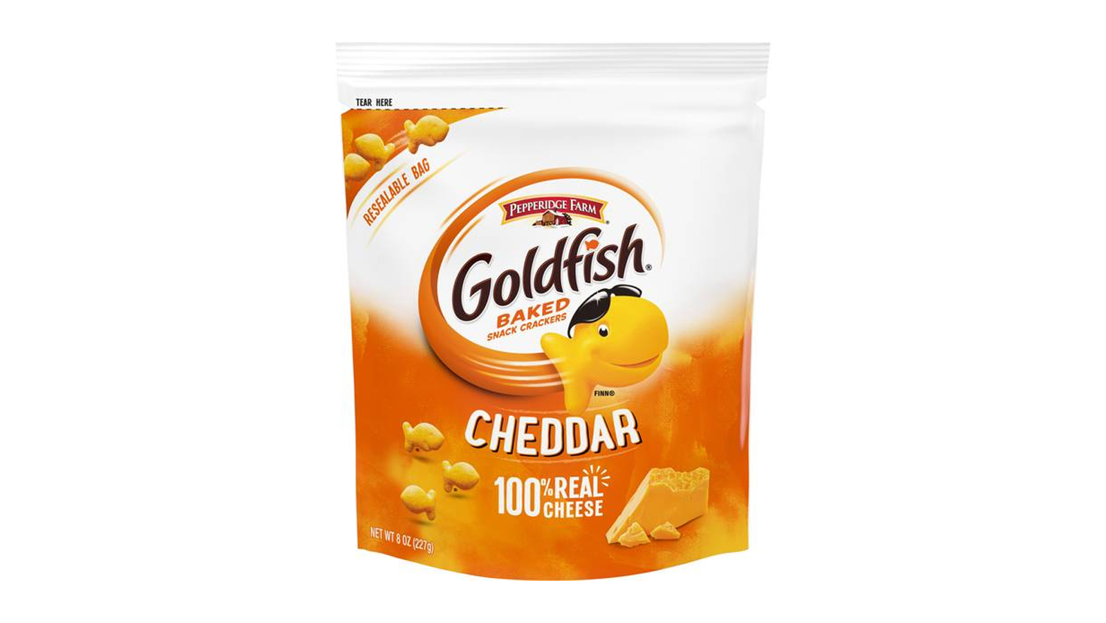 Order Goldfish Cheddar Bag 8oz food online from Chevron Extramile store, Fountain Valley on bringmethat.com