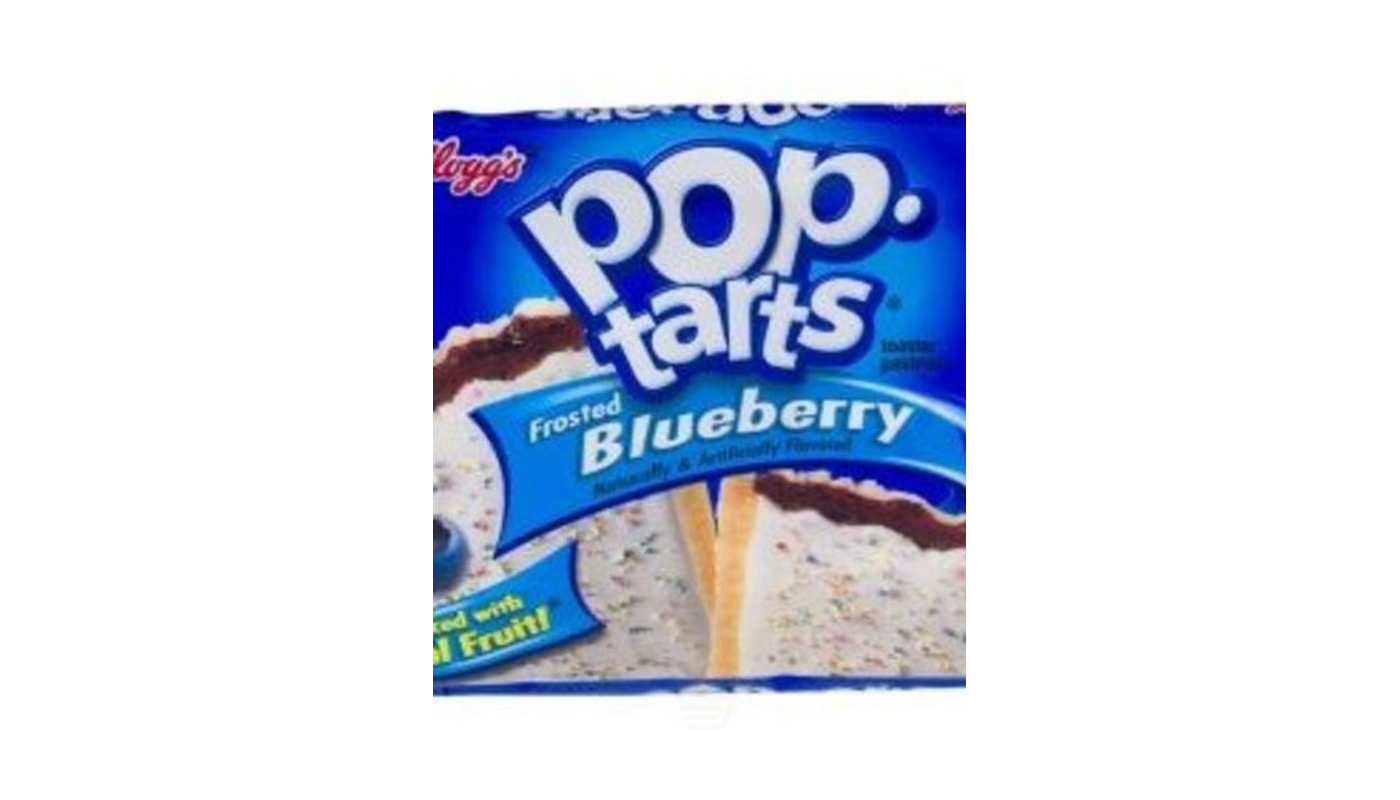 Order Kellogg's Pop Tarts Toaster Pastries Frosted Blueberry 3.67 oz Bag food online from Foodland Liquor store, Santa Ana on bringmethat.com