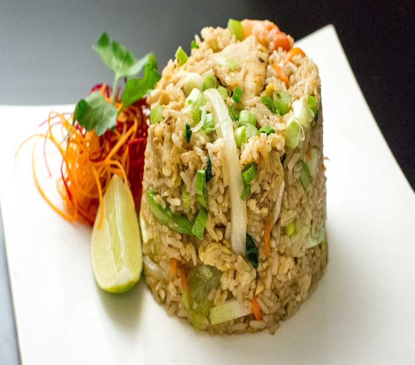 Order The Pineapple Fried Rice food online from At Nine Restaurant & Bar store, New York on bringmethat.com