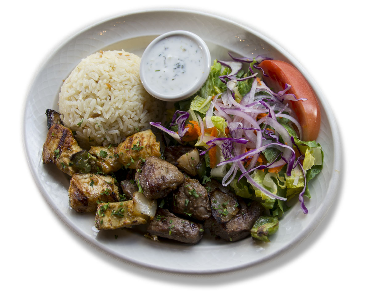 Order Combo Shish Platter food online from Turkish Kitchen store, Berkeley on bringmethat.com