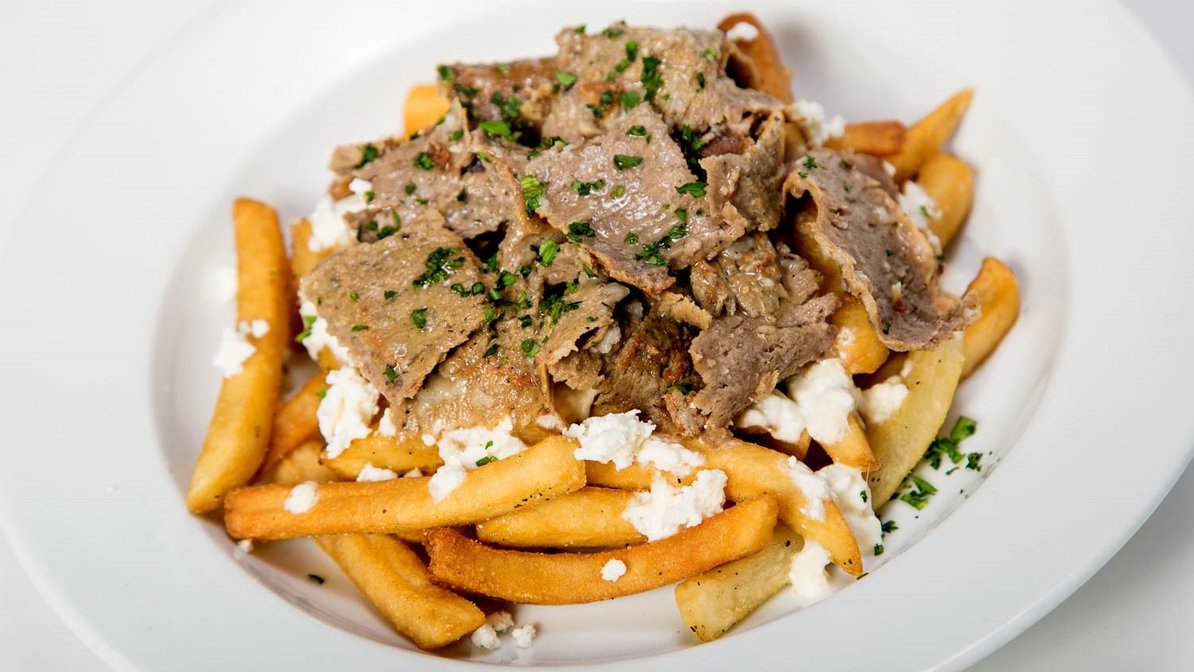 Order Gyro Fries food online from Grannies Kitchen store, Madison on bringmethat.com