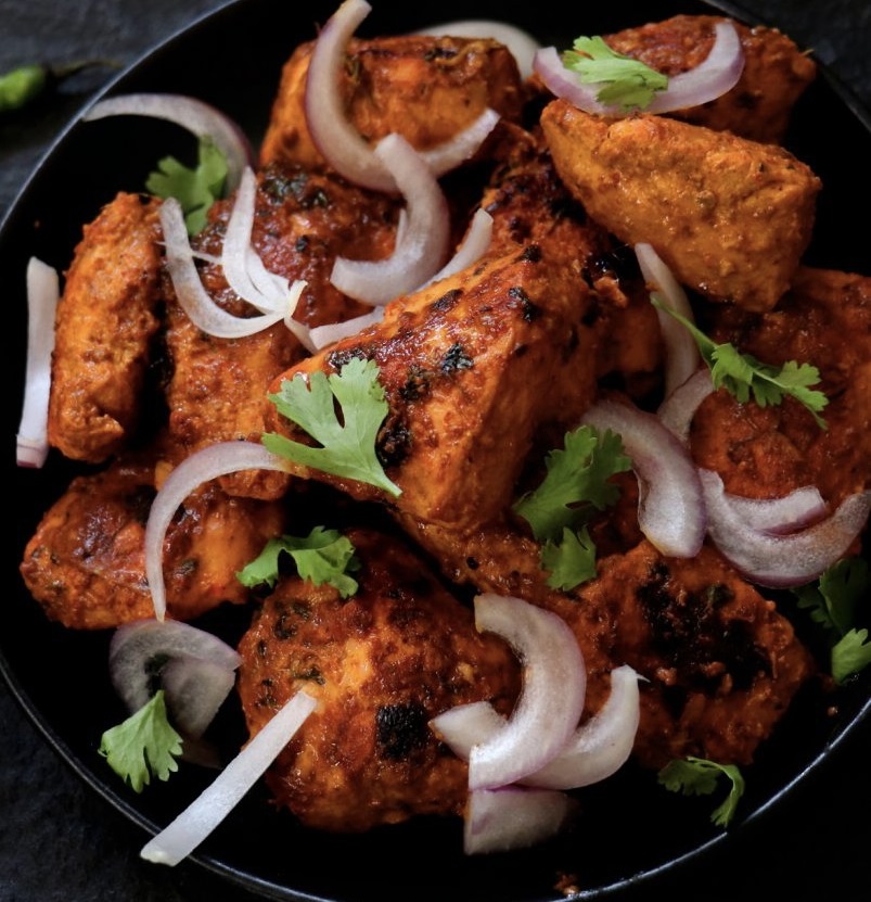 Order Chicken Tikka Kabab with basmati rice food online from Great Himalayan Indian Cuisines store, Moore on bringmethat.com