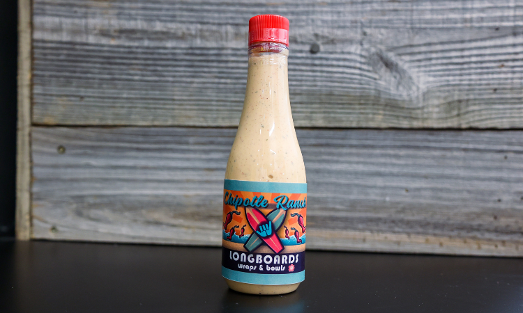 Order Chipotle Ranch Sauce Bottle food online from Longboards Wraps & Bowls store, Kansas City on bringmethat.com