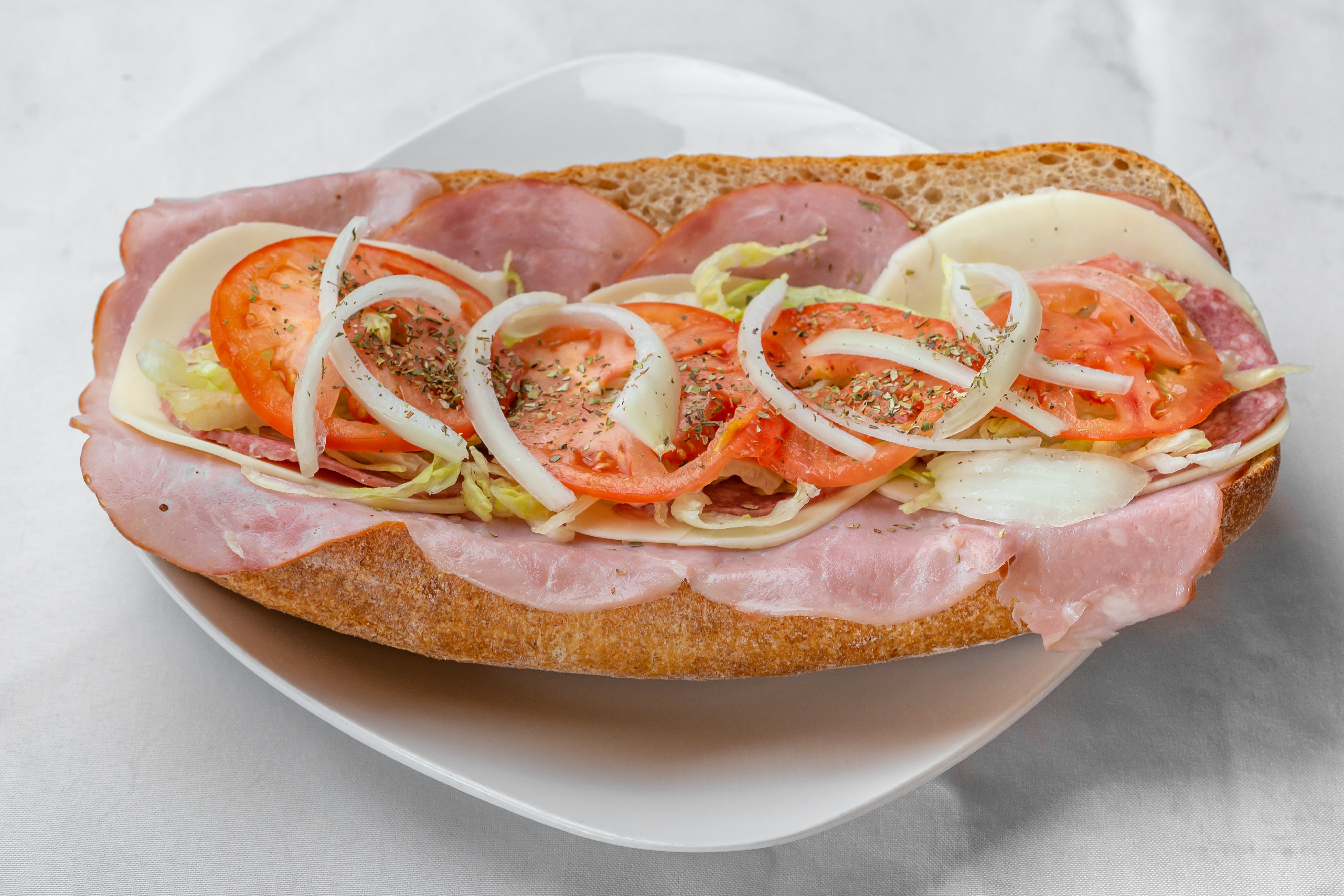 Order Italian Sub - 10'' food online from Mangia Bella Pizza store, Somerville on bringmethat.com