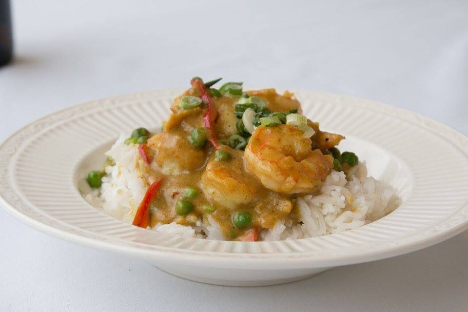 Order Curried Shrimp food online from Mirani's at Home store, Winnetka on bringmethat.com