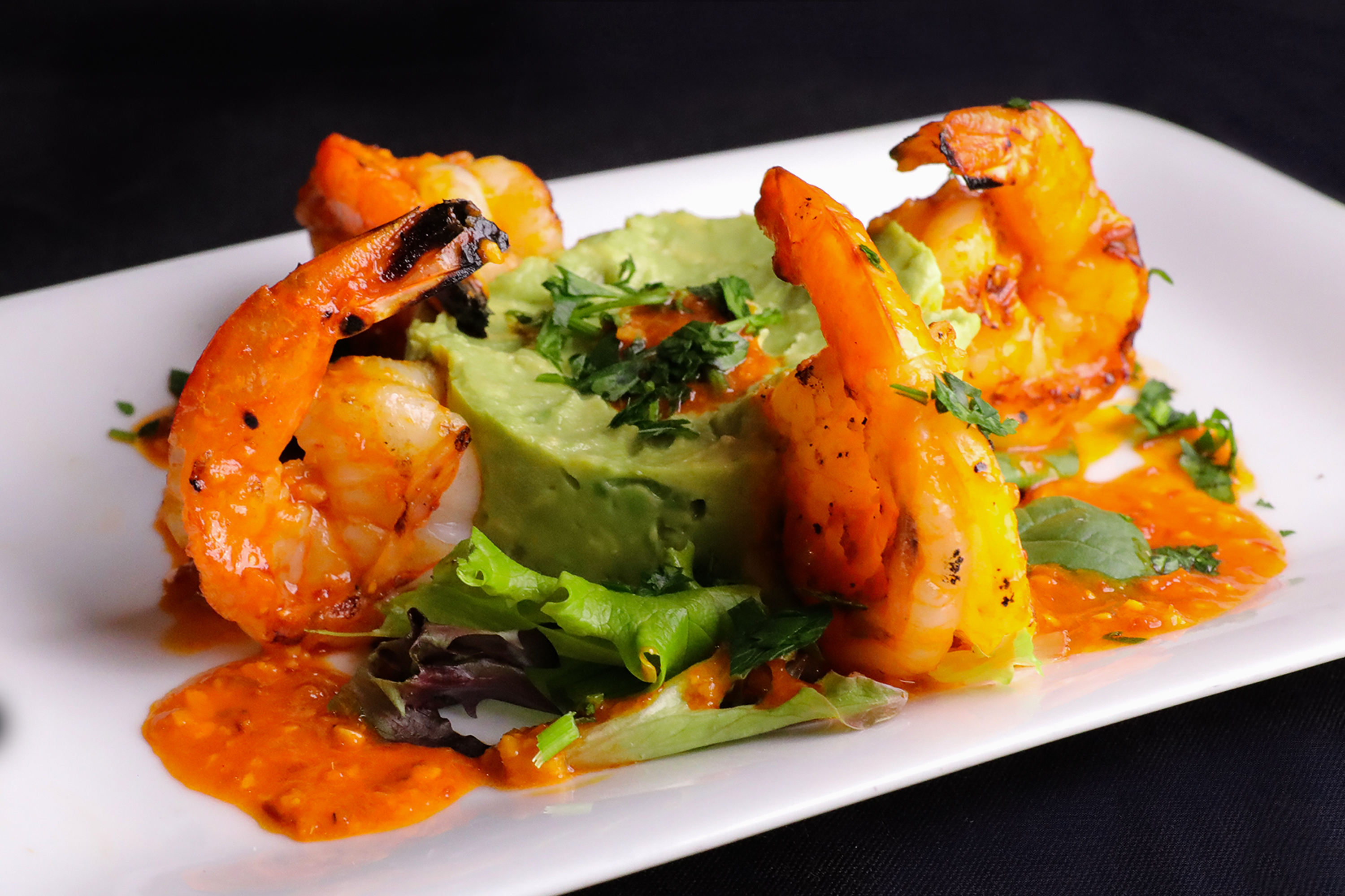 Order Grilled Spicy Shrimp food online from Port Restaurant & Bar store, Corona Del Mar on bringmethat.com