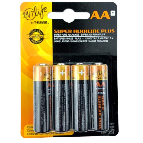 Order 7-Eleven AA Batteries 8 Count food online from 7-Eleven store, Las Vegas on bringmethat.com