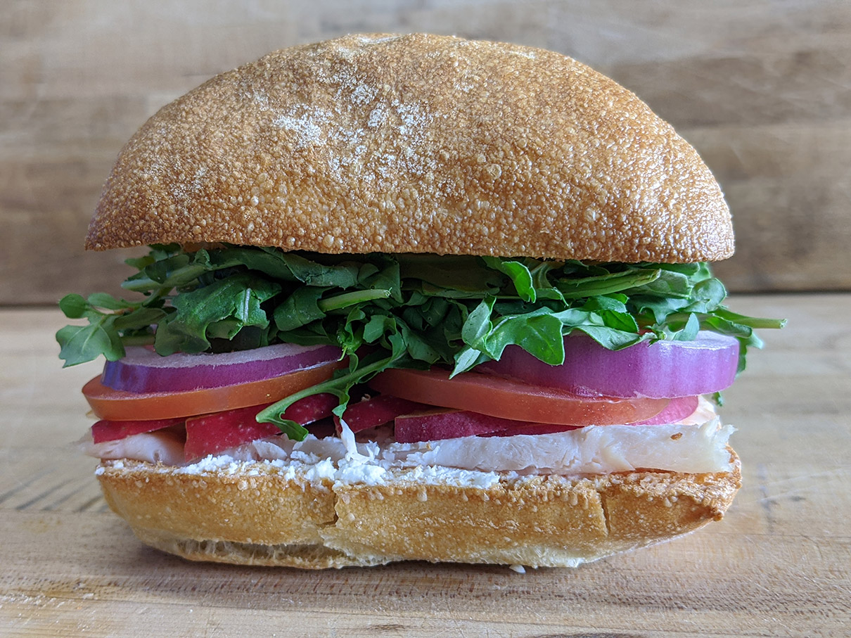 Order The Goat's Gorge food online from Bagel Sphere store, Eugene on bringmethat.com