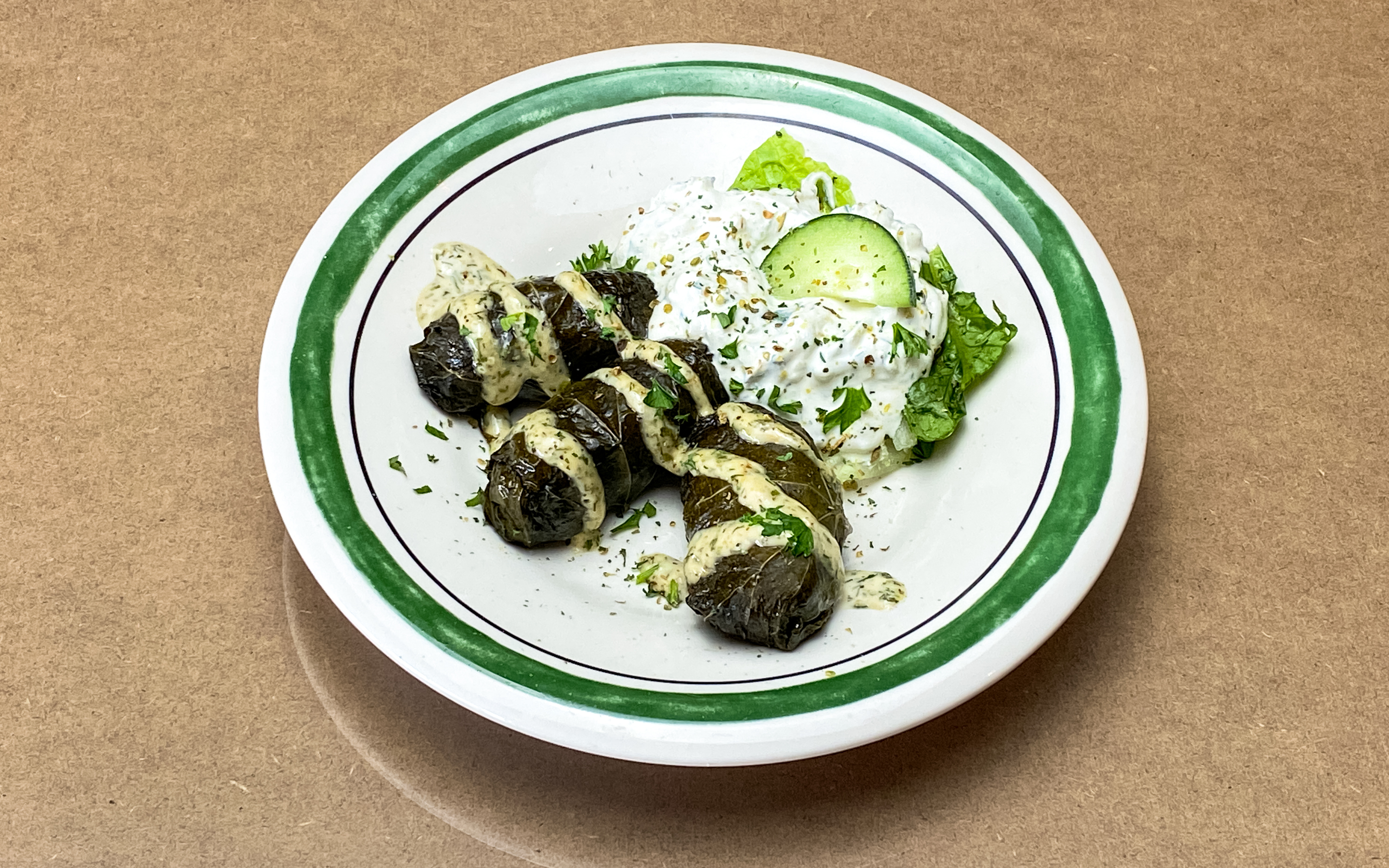 Order Dolmades food online from Mina And Dimi Greek House store, San Antonio on bringmethat.com