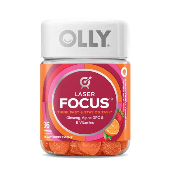 Order OLLY Laser Focus Gummies Berry Tangy Tangerine (36 ct) food online from Rite Aid store, Palm Desert on bringmethat.com
