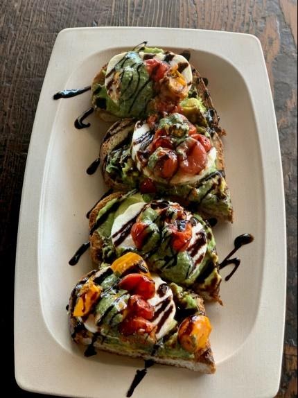 Order Avo-Caprese Toast food online from Beerhead Bar & Eatery store, Westerville on bringmethat.com
