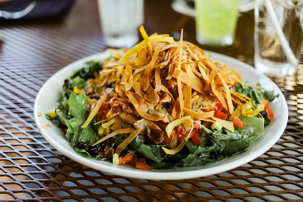 Order Southwest BBQ Chicken Salad food online from Doolittles Woodfire Grill store, Eagan on bringmethat.com