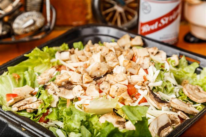 Order Grilled Chicken Salad food online from Fatty Pizza store, Macon on bringmethat.com