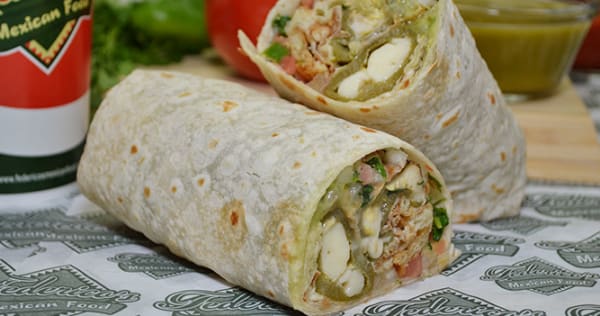 Order Chile Relleno Burrito food online from Federico's Mexican Food store, Phoenix on bringmethat.com