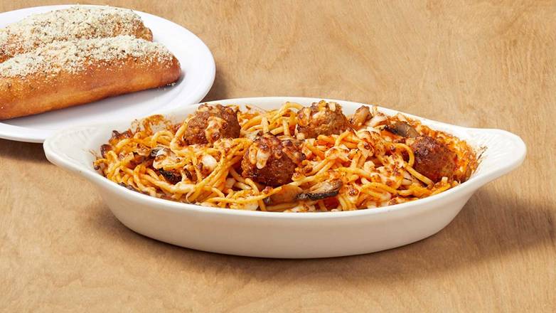 Order Spaghetti Deluxe food online from Pizza Inn store, Washington on bringmethat.com