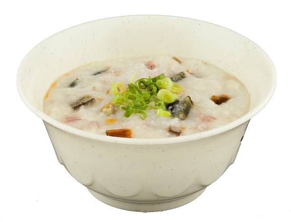 Order 皮蛋瘦肉粥 Century Egg & Pork Congee food online from Meandcrepe store, Rowland Heights on bringmethat.com
