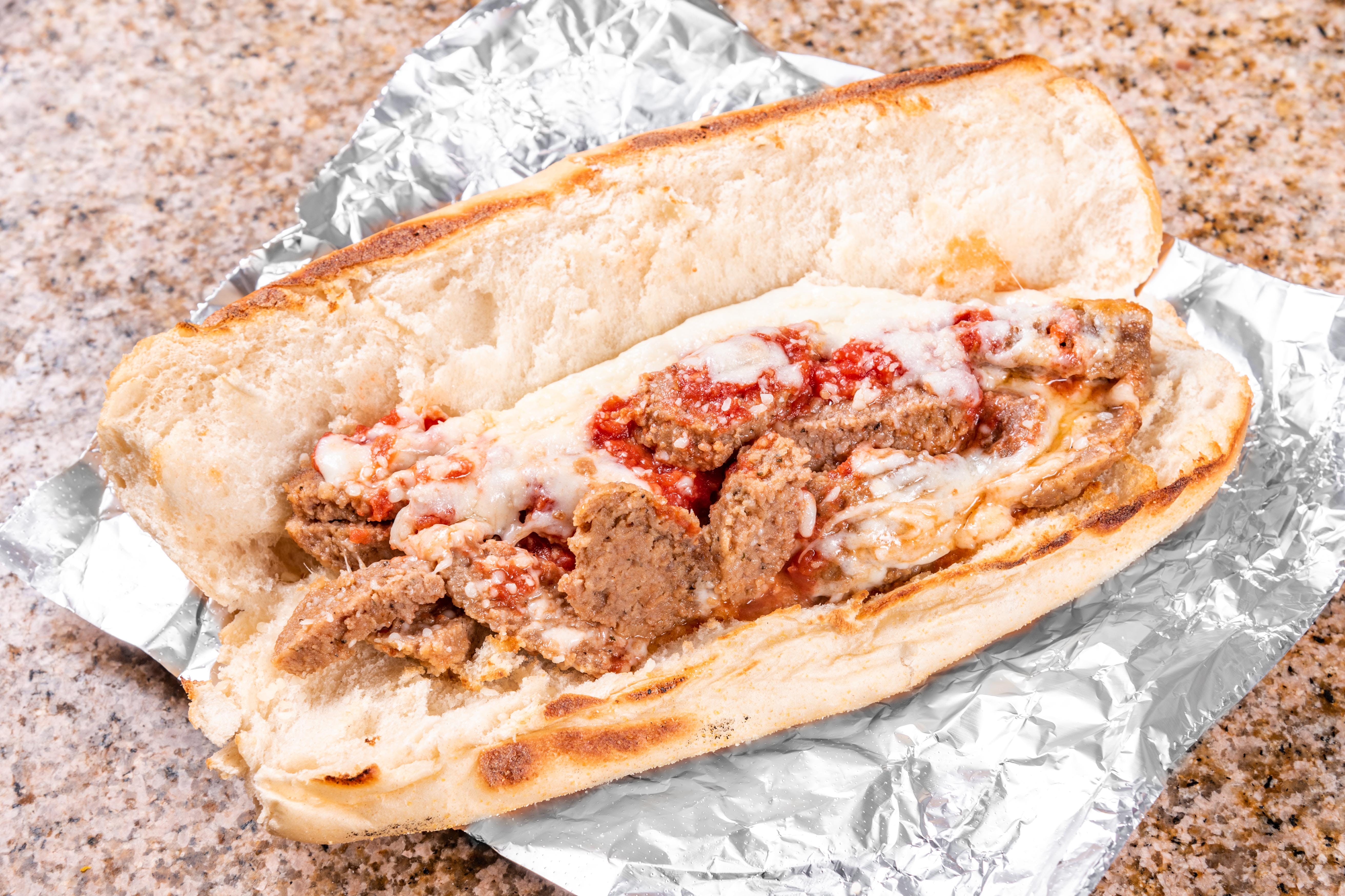 Order Meatball Hero - Hero food online from Little gio's pizza store, New York on bringmethat.com