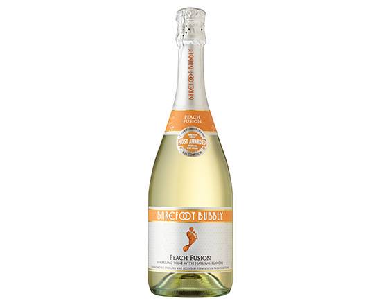 Order Barefoot Bubbly Peach, 750mL sparkling wine (10.5% ABV) food online from Mimi Liquor store, Joliet on bringmethat.com