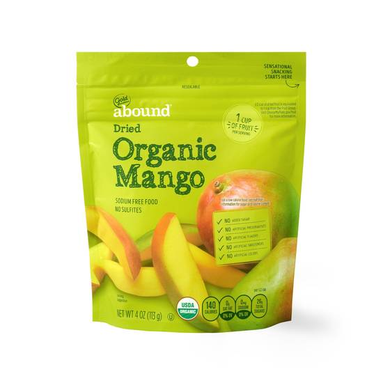 Order Gold Emblem Abound Dried Organic Mango, 4 OZ food online from Cvs store, Kern County on bringmethat.com
