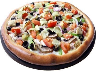 Order 10" Veggie Pizza food online from Big Mama & Papa Pizzeria store, Montrose on bringmethat.com