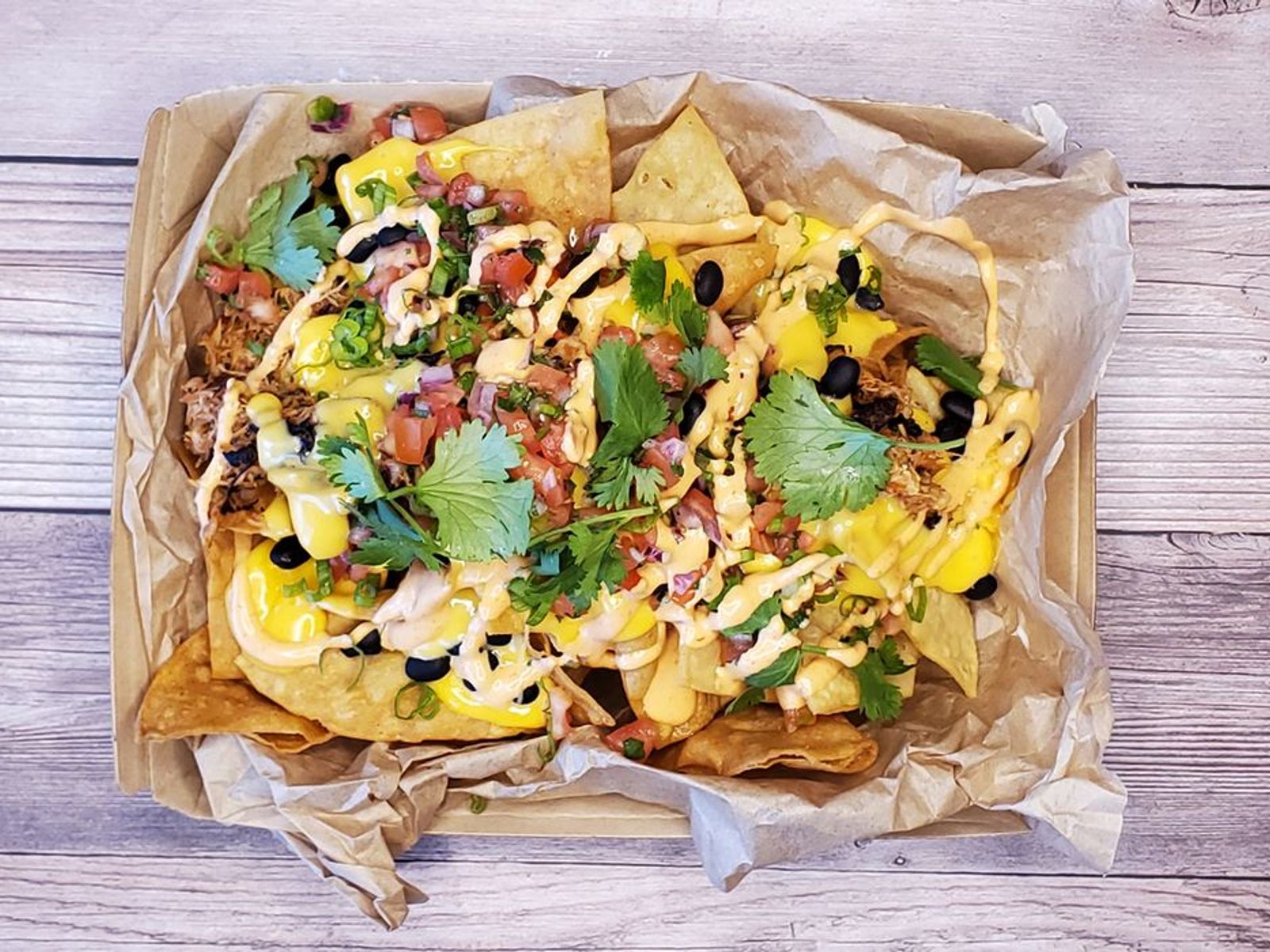Order Lucha Steak Nachos food online from Seaside Burritos and Tacos store, Culver City on bringmethat.com