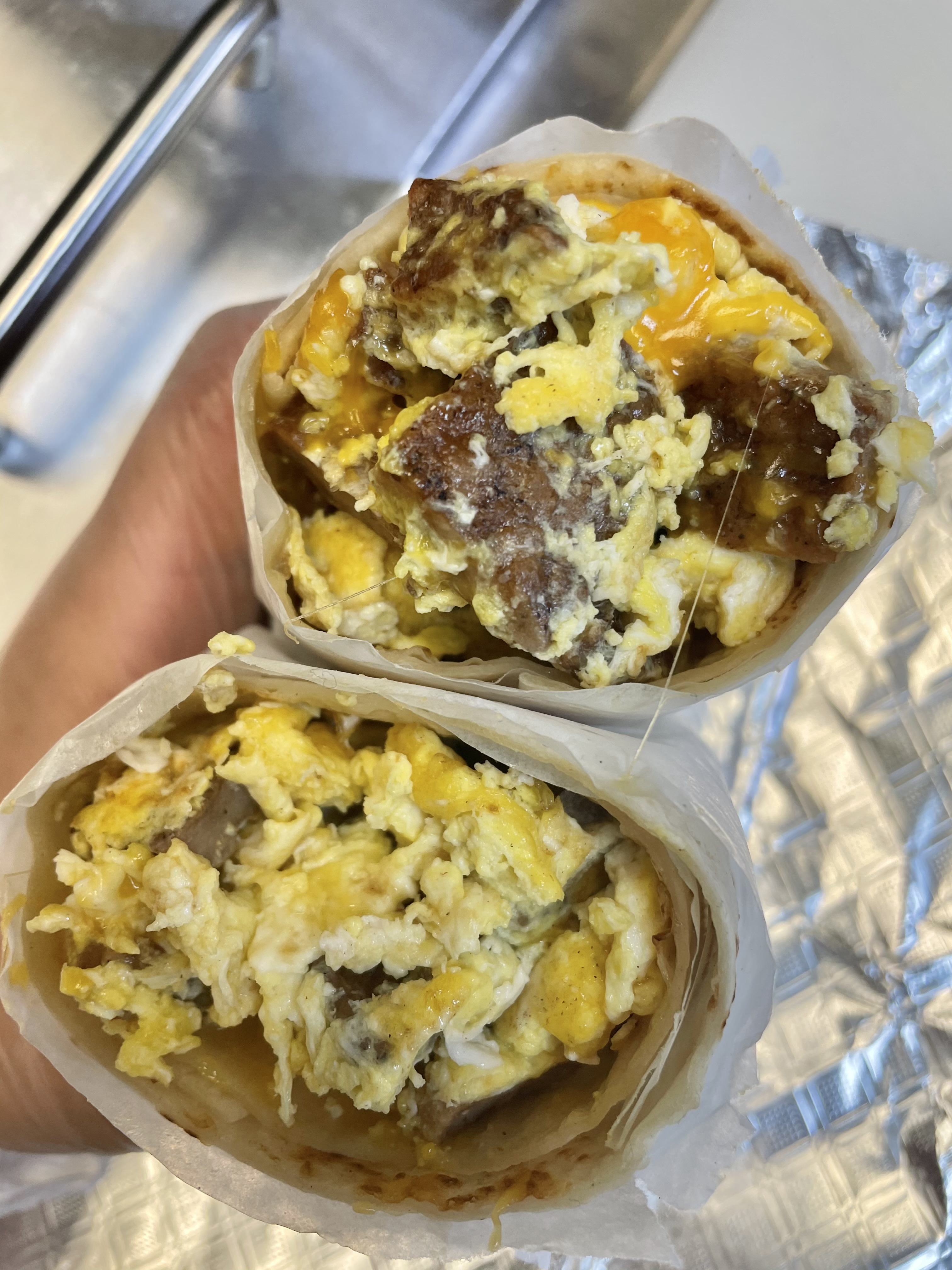 Order Sausage Burrito food online from Los Cuates store, Raleigh on bringmethat.com