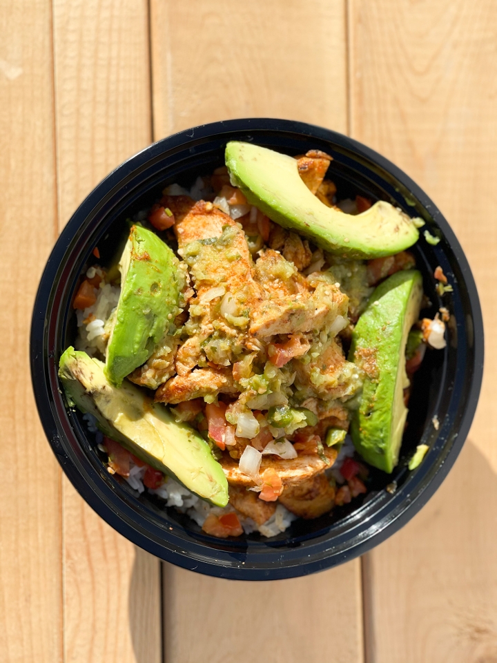 Order Baja Chicken Rice Bowl food online from Pastability store, Salinas on bringmethat.com