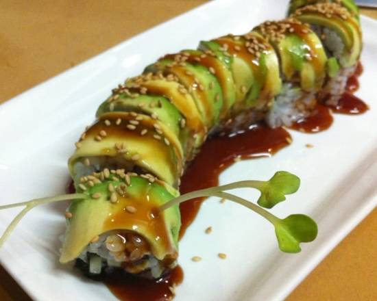 Order Caterpillar Roll food online from Kin Sushi store, Laguna Hills on bringmethat.com