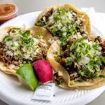 Order Tacos de Carne Asada food online from Daisys Grill Restaurant store, Fort Washington on bringmethat.com