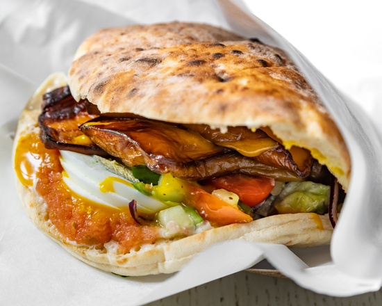 Order SABICH -The Eggplant Pita food online from Taboonette store, New York on bringmethat.com