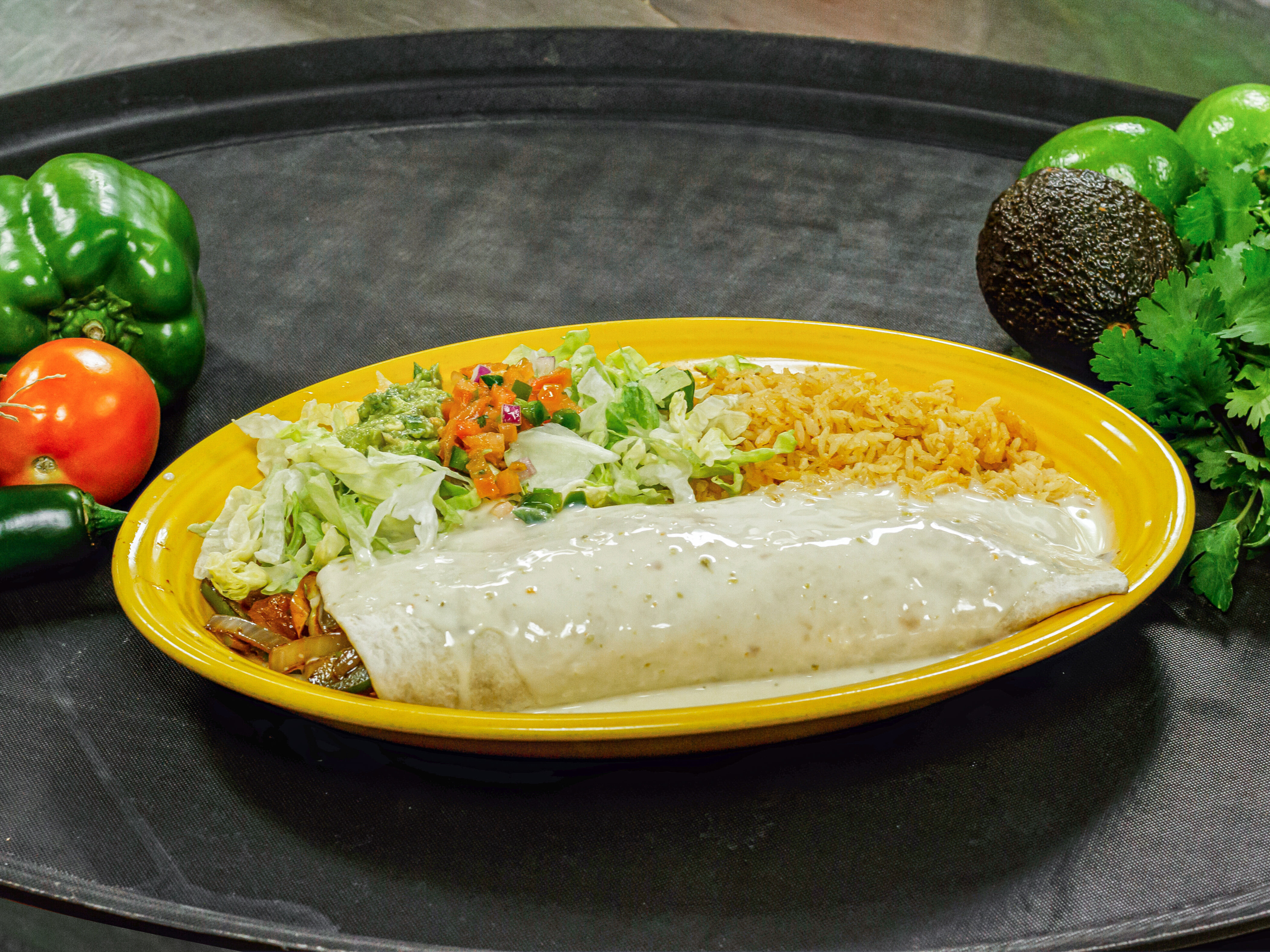 Order Burrito food online from El Jimador Authentic Mexican Restaurant store, Rocky Mount on bringmethat.com