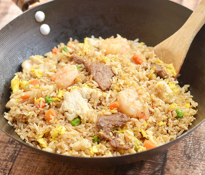 Order House Special Fried Rice food online from Hibachi Grill And Supreme Buffet- Buffet store, Grand Rapids on bringmethat.com