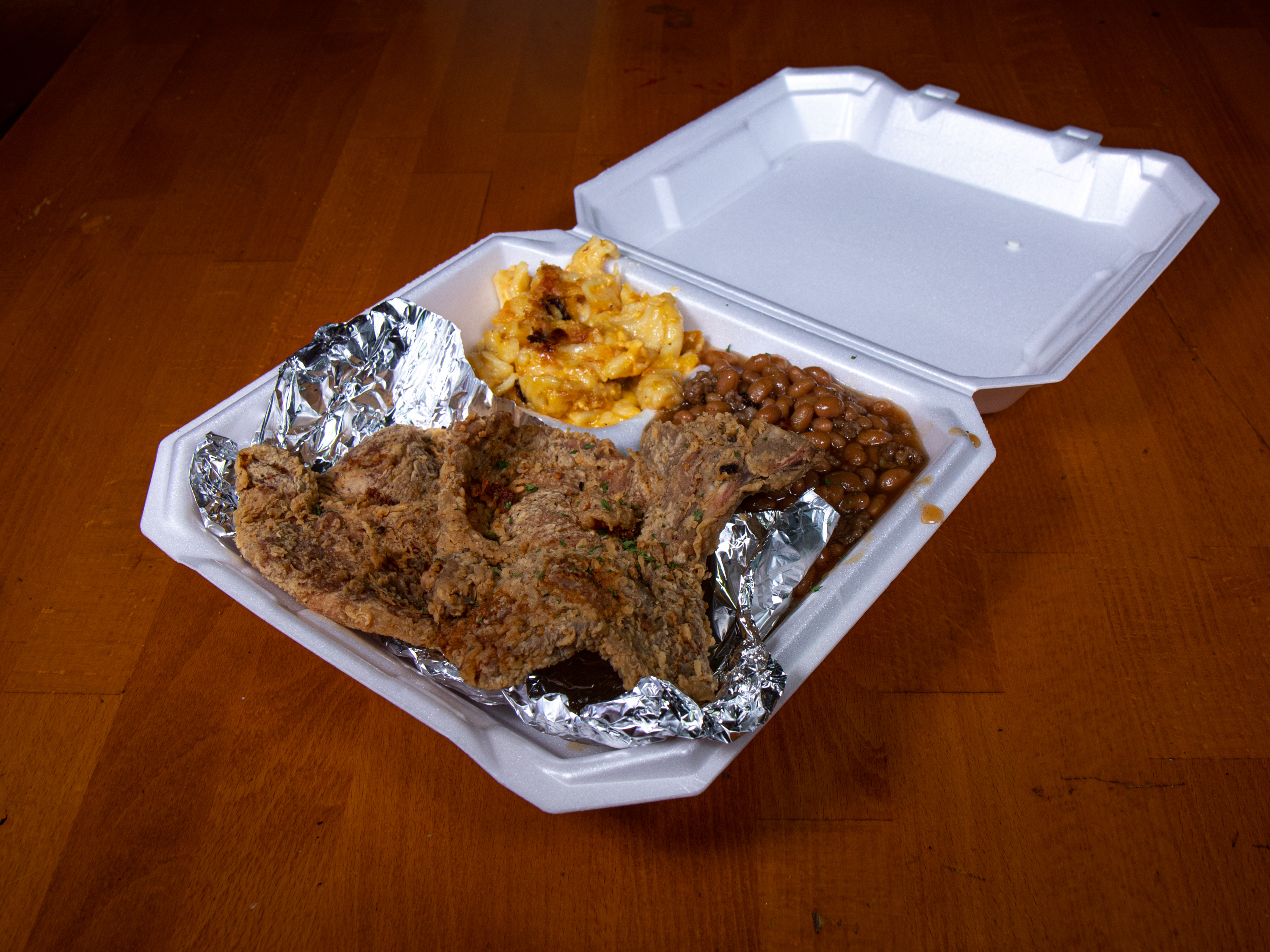 Order Pork Chop Plate food online from Just Cooking BBQ store, Harker Heights on bringmethat.com