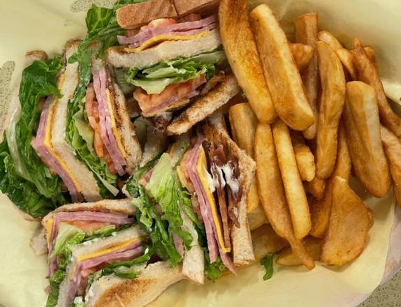 Order Club Sandwich Sp food online from Melo Burger store, Inglewood on bringmethat.com