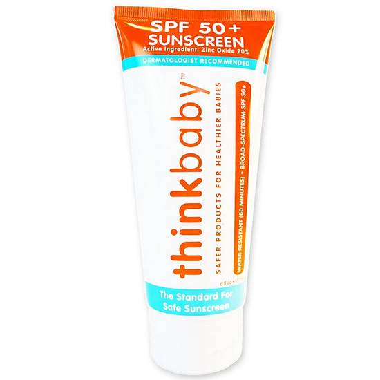 Order thinkbaby™ 6 fl. oz. Safe Mineral Sunscreen Lotion SPF 50+ food online from Bed Bath & Beyond store, Kennesaw on bringmethat.com
