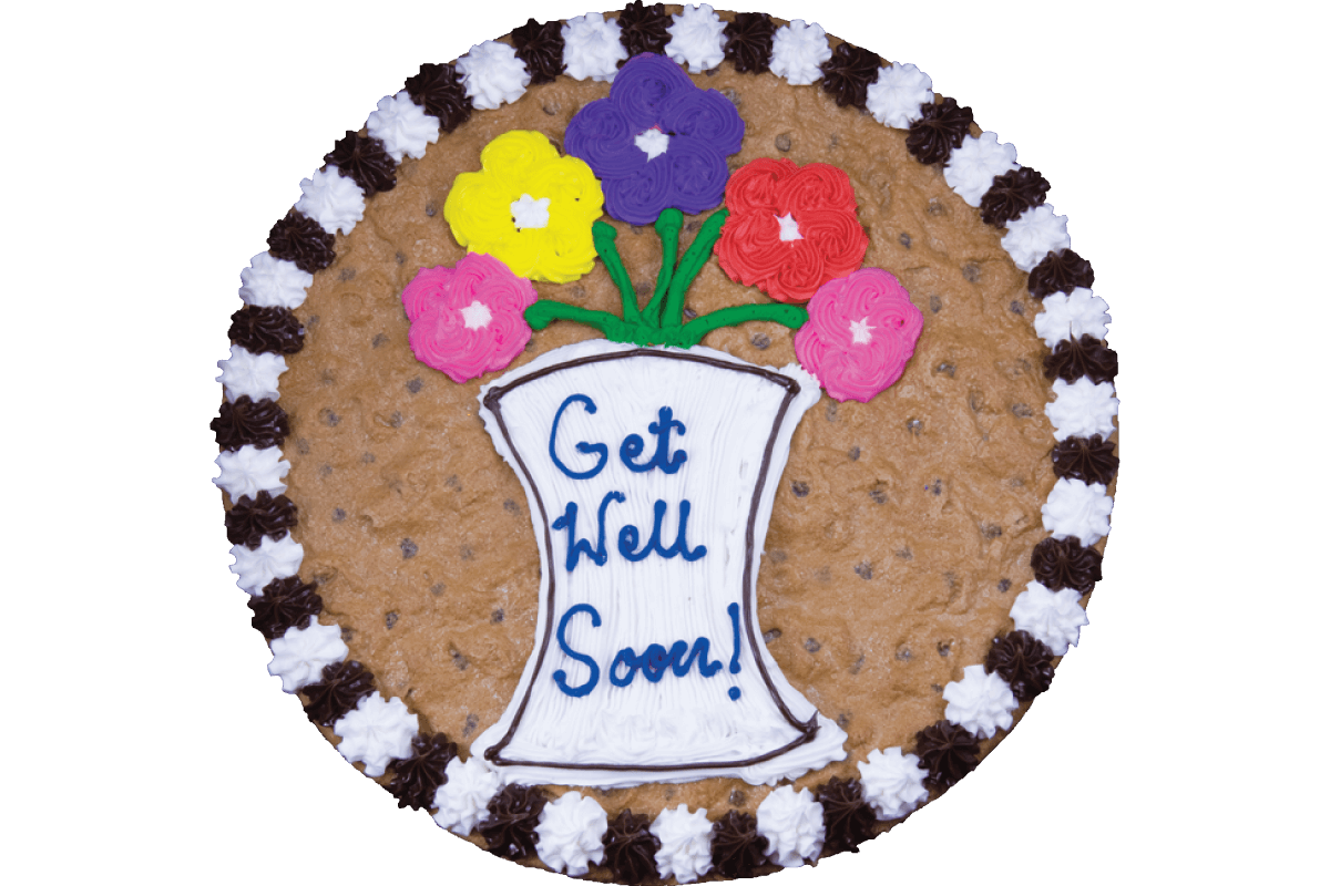 Order #268: Get Well Soon Flowers food online from Nestle Toll House Cafe store, Cedar Park on bringmethat.com