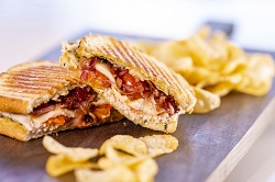 Order Turkey Asiago and Pesto Panini (Full) food online from Spin! Pizza store, Papillion on bringmethat.com