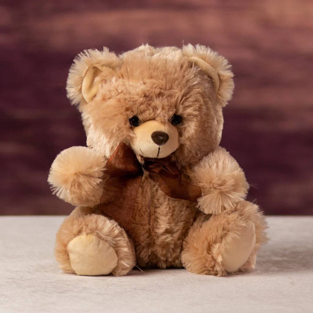 Order 10" Super Soft Brown Bear  food online from Niko's Flower Designs store, Chicago on bringmethat.com