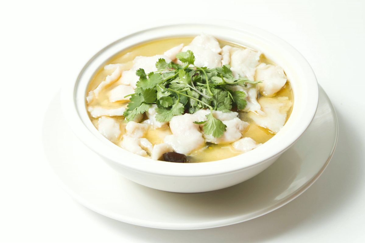 Order H18. Fish Fillet & Tofu in Spicy Bean Sauce food online from Dragon House store, Southlake on bringmethat.com