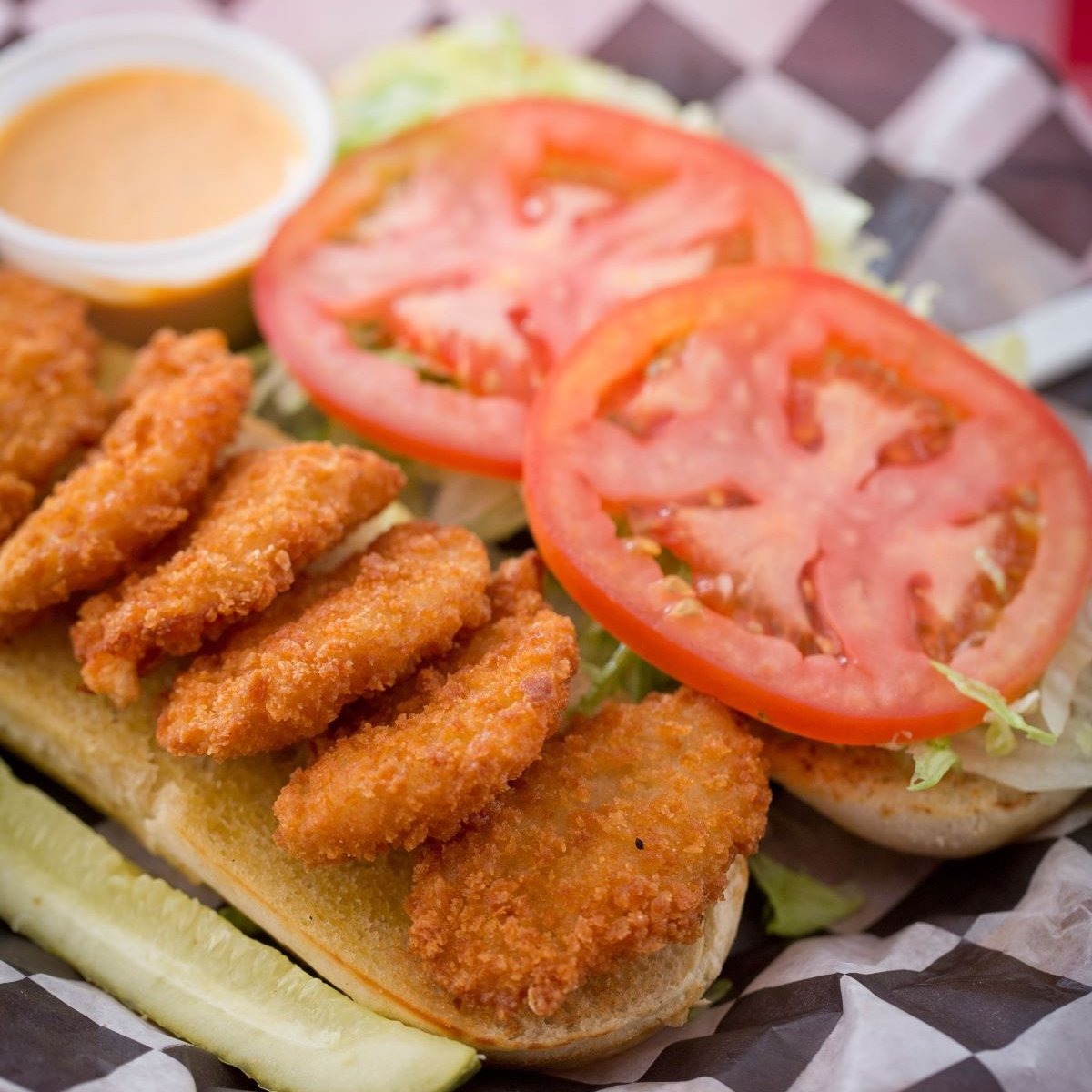 Order Shrimp Po'Boy food online from Huey's Collierville store, Collierville on bringmethat.com