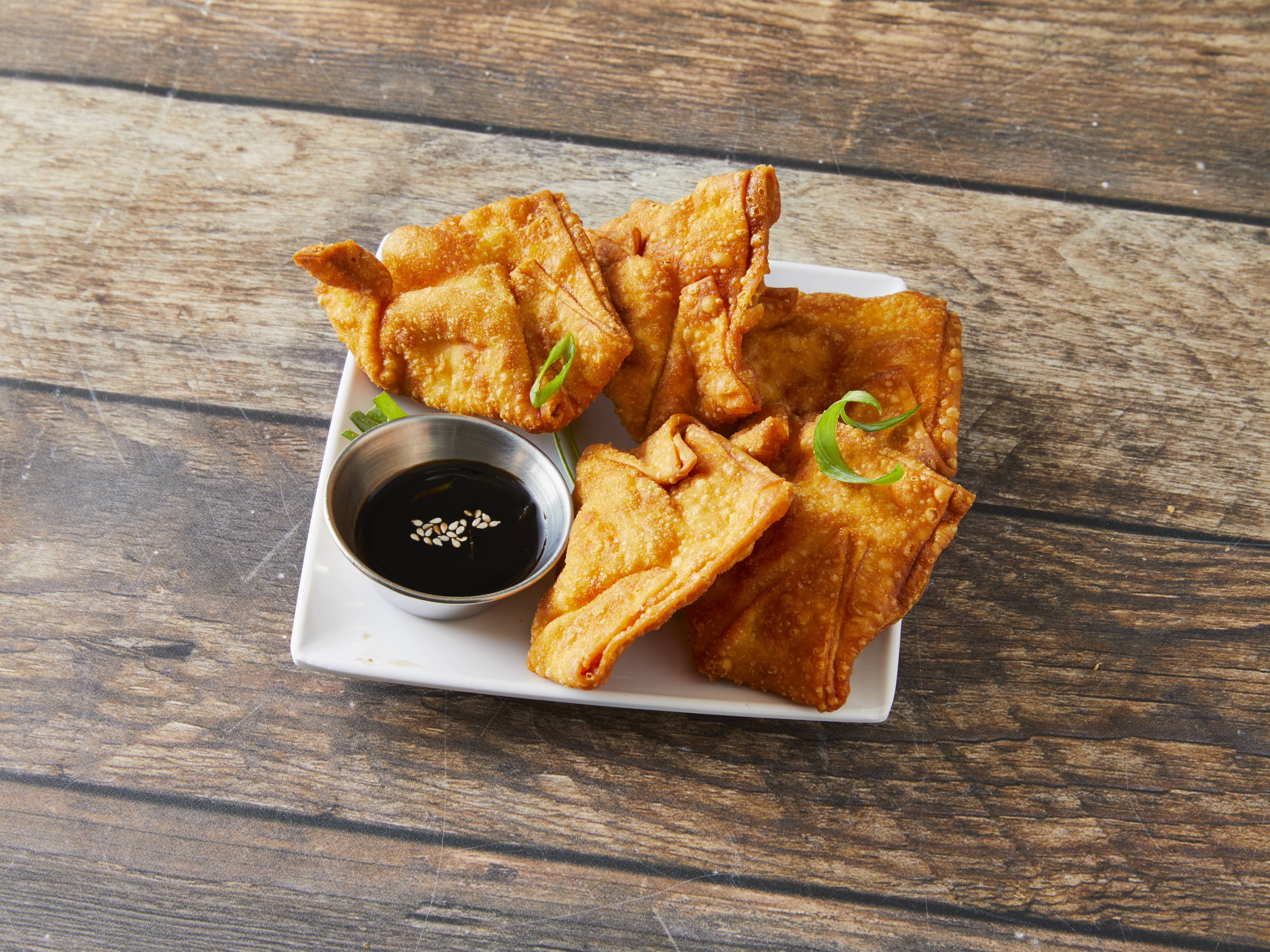 Order 06. Crab Rangoon food online from China Chef store, Chicago on bringmethat.com