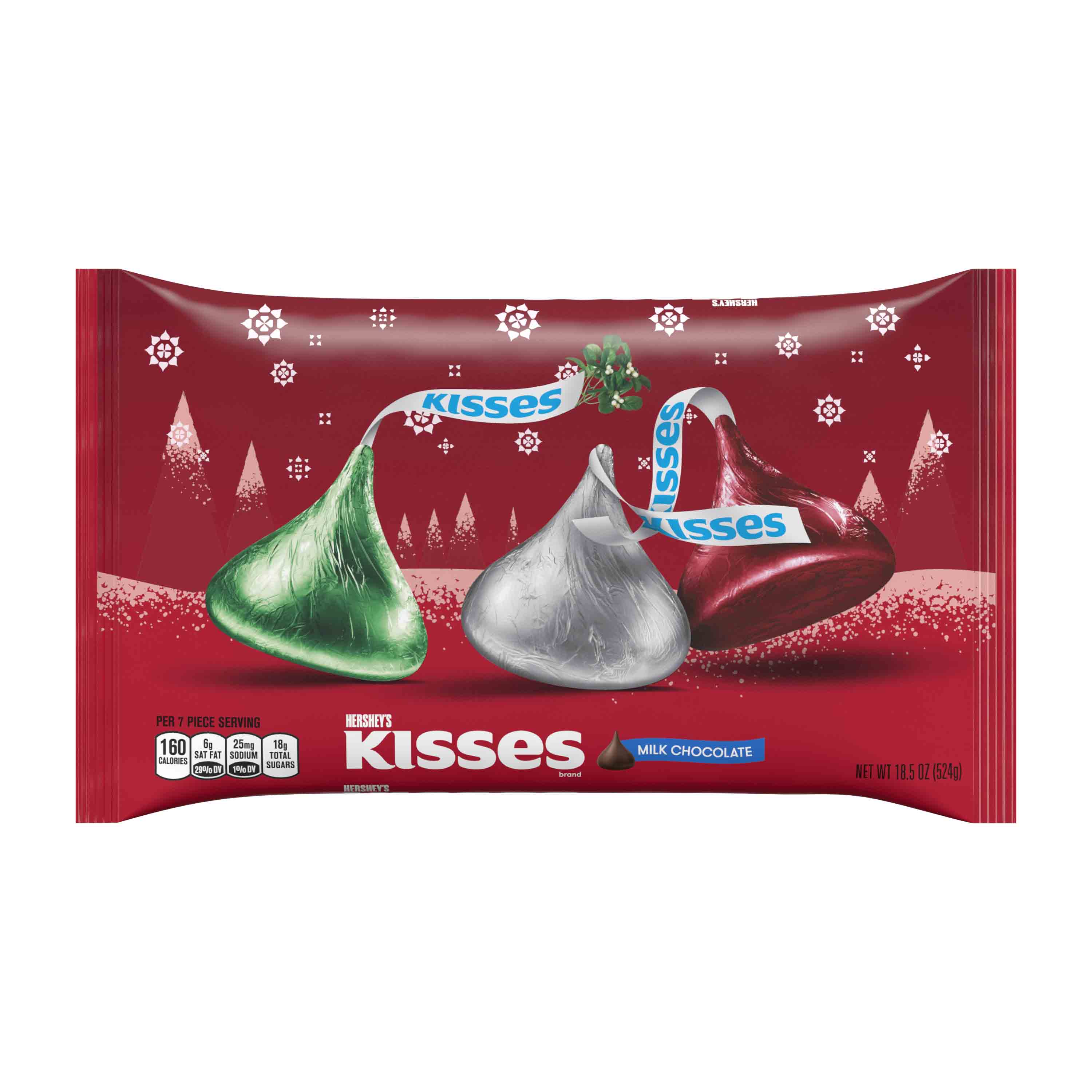 Order Hershey's Kisses Holiday Milk Chocolates - 17 oz food online from Bartell store, Edmonds on bringmethat.com